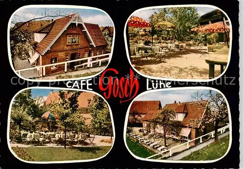 AK / Ansichtskarte 73855060 Luehe_Gruenendeich Café Gosch Gartenterrasse 
