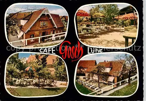 AK / Ansichtskarte  Luehe_Gruenendeich Café Gosch Gartenterrasse 