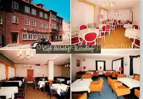 AK / Ansichtskarte  Ratzeburg Café Bohnhoff Gastraeume Ratzeburg