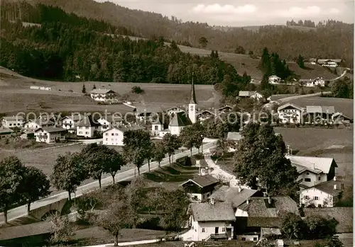 AK / Ansichtskarte  Hammer_Inzell_Alpenstrasse Ortsansicht mit Kirche 