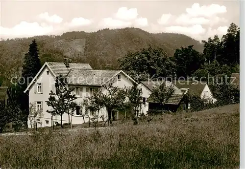 AK / Ansichtskarte  Badenweiler Haus Tannenwald Gaestehaus Pension im Schwarzwald Badenweiler