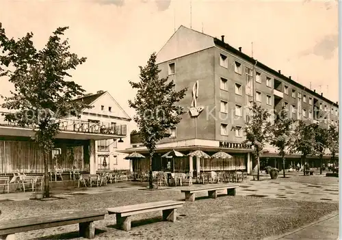 AK / Ansichtskarte  Frankfurt_Oder Milchbar und Kaffeetasse in der Magistrasse Handabzug Frankfurt Oder