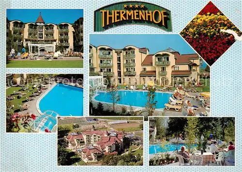 AK / Ansichtskarte  Warmbad_Villach Kurhotel Thermenhof Pools Terrasse  Warmbad_Villach