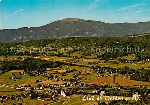 AK / Ansichtskarte  Lind_Velden_Kaernten_AT Fliegeraufnahme mit Sternberg und Gerlitzen 