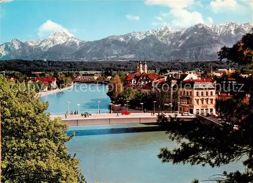 AK / Ansichtskarte  Villach_Kaernten_AT Draubruecke mit Mittagskogel 