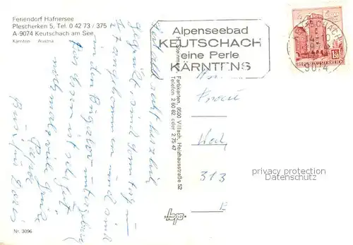 AK / Ansichtskarte 73855146 Keutschach_am_See_Kaernten_AT Feriendorf Hafnersee Appartement Kueche Fliegeraufnahme 