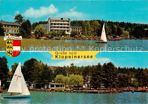 AK / Ansichtskarte  Klopeinersee_Kaernten_AT Seehotel Seepartien 