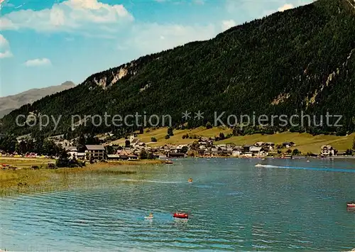 AK / Ansichtskarte  Weissensee_Kaernten_AT mit Blick auf Techendorf 