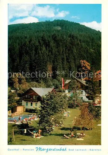 AK / Ansichtskarte  Bad_Lainach_Winklern_Kaernten_AT Gasthof Pension Margarethenbad Pool 