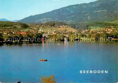 AK / Ansichtskarte 73855214 Seeboden_Millstaettersee_Kaernten_AT Fliegeraufnahme 