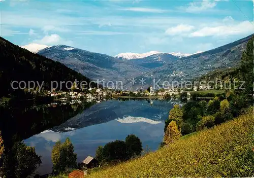 AK / Ansichtskarte  Feld_am_See_Kaernten_AT Alpenseebad Panorama 