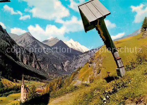 AK / Ansichtskarte  Heiligenblut_Kaernten_AT mit Kirche und Grossglockner 