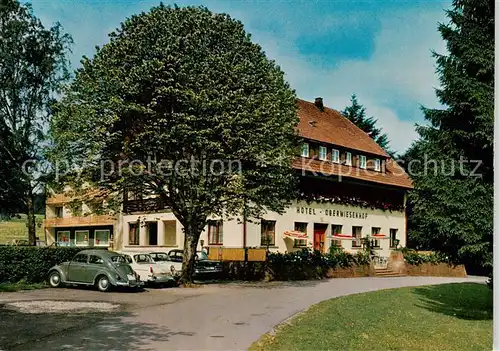 AK / Ansichtskarte  Besenfeld Schwarzwaldhotel Oberwiesenhof Besenfeld