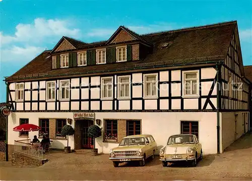 AK / Ansichtskarte  Holthausen_Sauerland Gasthof Pension Albert Fooster Holthausen_Sauerland