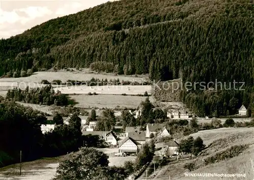 AK / Ansichtskarte  Winkhausen_Schmallenberg Panorama Blick zum Hotel zum Wilzenberg Winkhausen_Schmallenberg