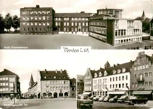 AK / Ansichtskarte 73855258 Dorsten Krankenhaus Recklinghauser Tor Marktplatz Dorsten