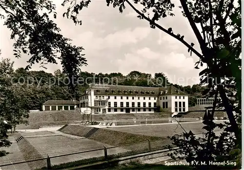AK / Ansichtskarte  Hennef_Sieg Sportschule F. V. M. Hennef Sieg