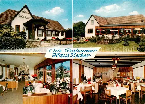 AK / Ansichtskarte 73855284 Villigst Café Restaurant Haus Becker Villigst