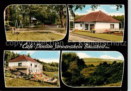 AK / Ansichtskarte  Bauscheid Café Pension Sonnenschein Landschaftspanorama Bauscheid