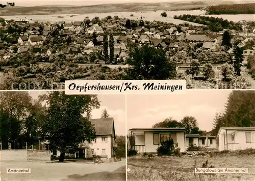 AK / Ansichtskarte  Oepfershausen Panorama Amoenenhof Bungalows Oepfershausen