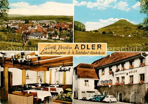 AK / Ansichtskarte 73855300 Lauchringen Panorama Landschaft Gasthaus Pension Adler Lauchringen