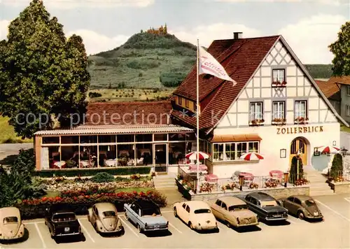 AK / Ansichtskarte 73855316 Hechingen Zollerblick Speise-Restaurant Hechingen