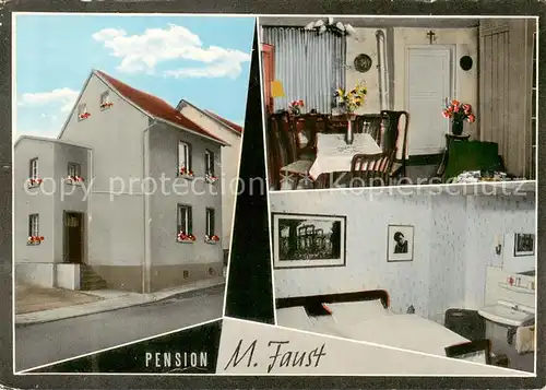 AK / Ansichtskarte  Nideggen_Eifel Pension M. Faust Fremdenzimmer Nideggen Eifel