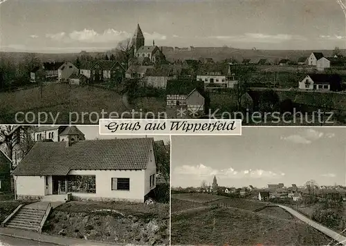 AK / Ansichtskarte 73855353 Wipperfeld Ortsansicht mit Kirche Panorama Wipperfeld