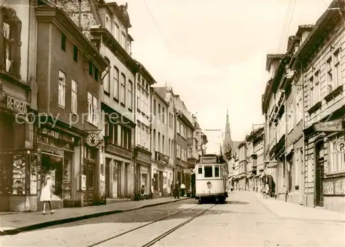 AK / Ansichtskarte  Muehlhausen_Thueringen Steinweg Strassenbahn Muehlhausen Thueringen