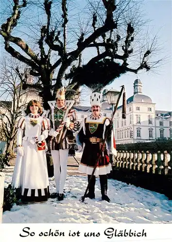 AK / Ansichtskarte  Bergisch-Gladbach Dreigestirn Prinz Bauer Jungfrau Baeckerei Winkel Potthoff