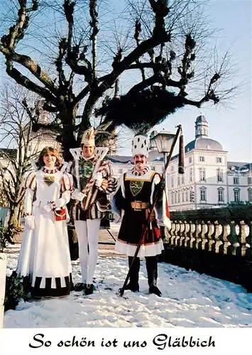 AK / Ansichtskarte  Bergisch-Gladbach Dreigestirn Prinz Bauer Jungfrau Baeckerei Winkel Potthoff