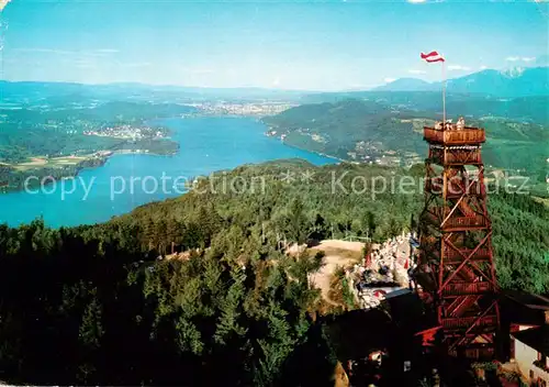 AK / Ansichtskarte  Woerthersee Aussichtsturm auf dem Pyramidenkogel Woerthersee