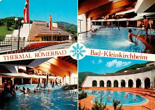 AK / Ansichtskarte 73855426 Bad_Kleinkirchheim_Kaernten_AT Thermal Roemerbad Thermal Hallenbad Thermal Freibad 