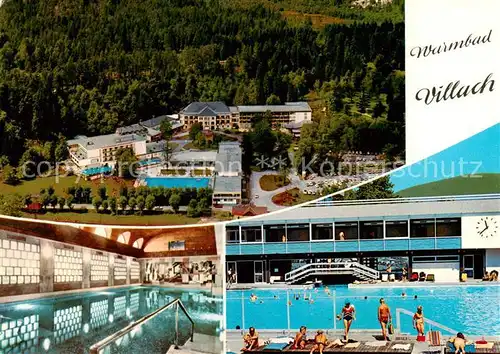AK / Ansichtskarte  Warmbad_Villach Kurhotels mit den Thermalbaedern Warmbad_Villach