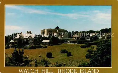 AK / Ansichtskarte  Watch_Hill_Rhode_Island_USA Summer Houses and Ocean House