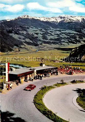 AK / Ansichtskarte  Kanzelkehre_Tirol Neue Aschenseestrasse Blick gegen Zillertal Alpen Kanzelkehre Tirol