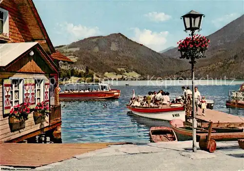 AK / Ansichtskarte  Lunzersee_Lunz_am_See_AT Bootsanlegeplatz 