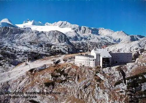 AK / Ansichtskarte  Obertraun_Oberoesterreich_AT Berghotel Krippenstein im Dachstein 