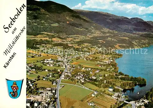 AK / Ansichtskarte 73855581 Seeboden_Millstaettersee_Kaernten_AT Fliegeraufnahme 