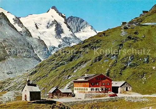 AK / Ansichtskarte  Heiligenblut_Kaernten_AT Alpengasthof Pasterzenhaus mit Grossglockner 