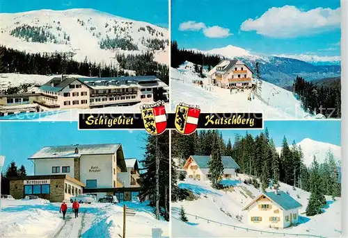 AK / Ansichtskarte 73855603 Katschberg_Rennweg_AT Wintersportgebiet Hotel Berghof Restaurant 