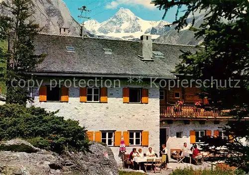 AK / Ansichtskarte 73855608 Kals-Lesach_Grossglockner_Tirol_AT Lucknerhaus im Koednitztal Terrasse 