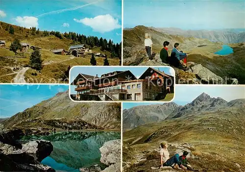 AK / Ansichtskarte 73855620 Drautal_Region Alpengasthof Sattlegger Emberger Alm Einsee 2 Seenblick Hochtriste 
