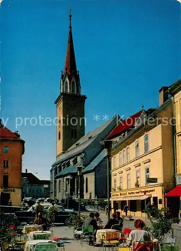 AK / Ansichtskarte  Villach_Kaernten_AT Hauptplatz mit Kirche 