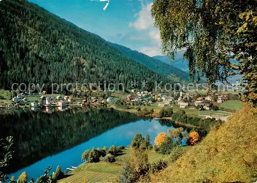 AK / Ansichtskarte 73855646 Feld_am_See_Kaernten_AT Alpenseebad Panorama 