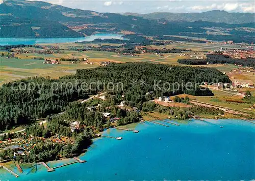 AK / Ansichtskarte  Klopeinersee_Kaernten_AT Fliegeraufnahme 