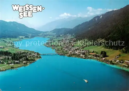 AK / Ansichtskarte  Weissensee_Kaernten_AT Fliegeraufnahme 