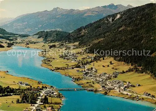 AK / Ansichtskarte  Weissensee_Kaernten_AT Fliegeraufnahme 