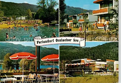 AK / Ansichtskarte  Ossiach_Ossiachersee Badestrand Feriendorf Restaurant Terrasse Ossiach Ossiachersee