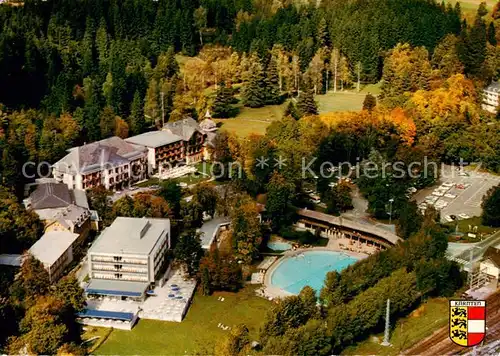 AK / Ansichtskarte 73855709 Warmbad_Villach Kuranlagen Fliegeraufnahme Warmbad_Villach